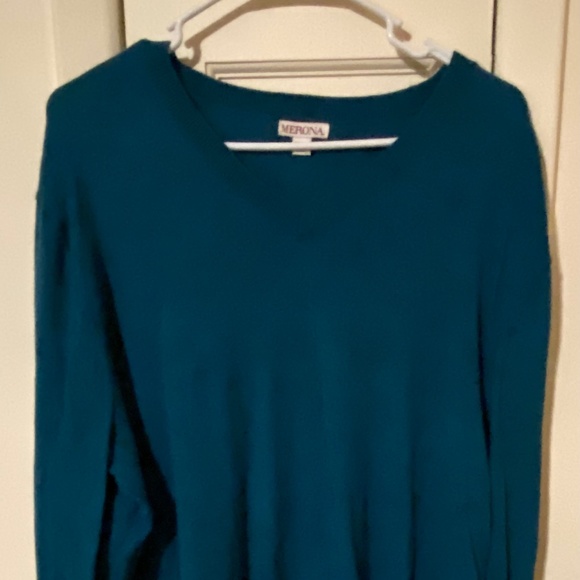 Merona Other - Men’s V neck Wool blend sweater